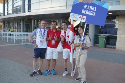 Maccabiah Opening Ceremony Galleries - Georgia  - georgia delegation credit or samson joya createGeorgia