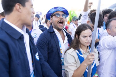 Maccabiah Opening Ceremony Galleries - Italy  - italy delegation credit daniel straboItaly