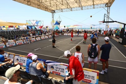 The Games - Basketball 3v3, Maccabiah Village, Poleg Beach, July 18th Basketball 3x3