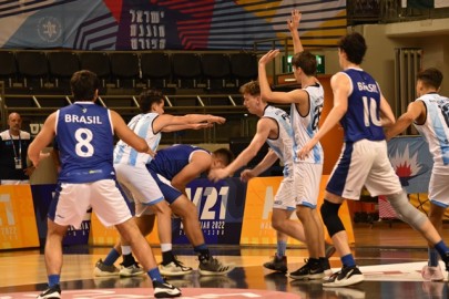 The Games - Basketball, Juniors ARG-BRA, Haifa, July 17th Basketball