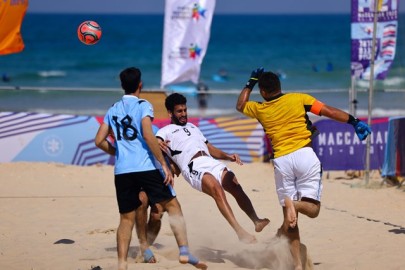 The Games - Beach Football, Poleg Beach, Netanya, July 18th Beach Football