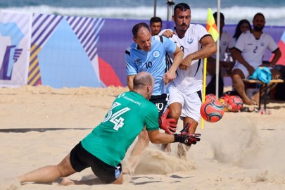 The Games - Beach Football, Poleg Beach, Netanya, July 18th Beach Football