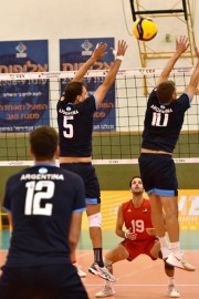 The Games - Volleyball, Men, ARG-USA, Jerusalem, July 21st Volleyball